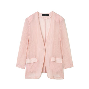 深圳南油TT0K0003衬肤显白上衣一粒扣外套女12.23春