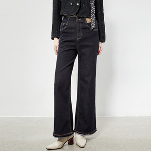 KA0S0001都市潮流感长裤 女2.24春 子高腰微弹牛仔裤