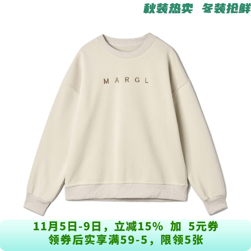 WY0L0016运动风加绒上衣套头圆领长袖卫衣女11.2冬