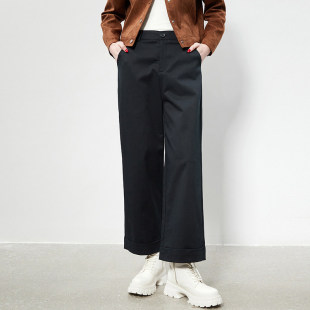 女2.24春 子休闲裤 KA0P0002松紧腰长裤 直筒显瘦裤