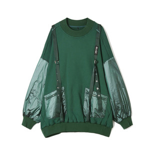 PH0L0005美式 卫衣女12.26冬 潮流感套头上衣中长款