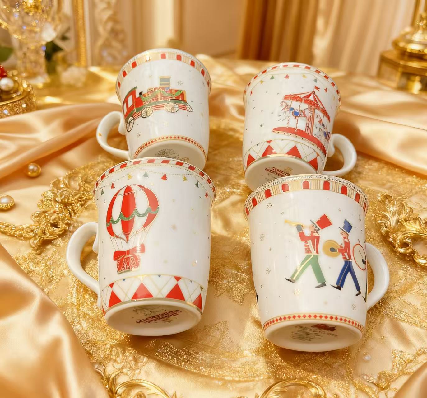 特价欧式瓷经典水果分类盘圣诞节瓷盘满49元包邮