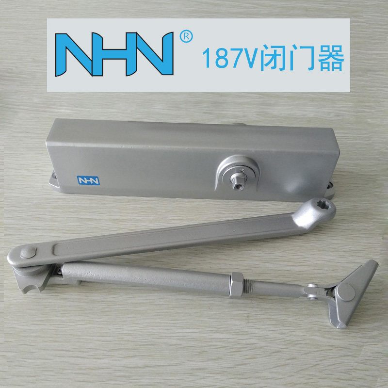 日本大发NHN牌87V平行安装带定位缓冲自动关门闭门器可调力度