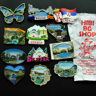 俄罗斯乌克兰波黑格鲁吉亚冰箱贴