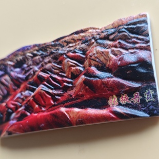 张掖丹霞旅游风景立体浮雕树脂冰箱贴磁贴文创纪念品礼物伴手礼