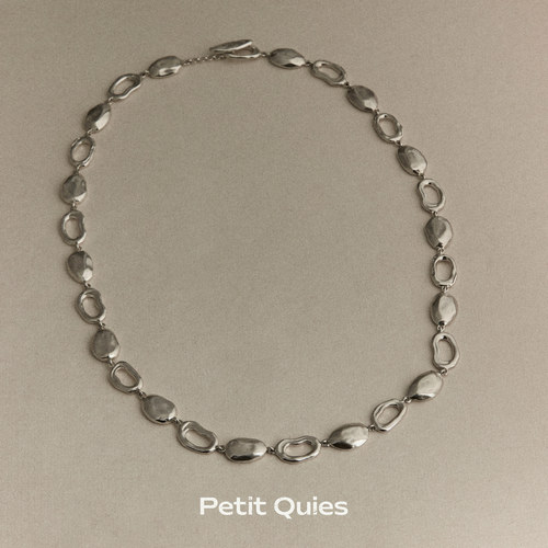 PetitQuies银链条男女手工饰品