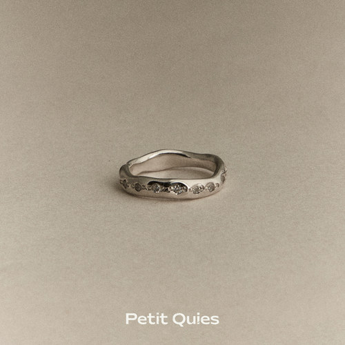 PetitQuies定制白水晶镶嵌戒指