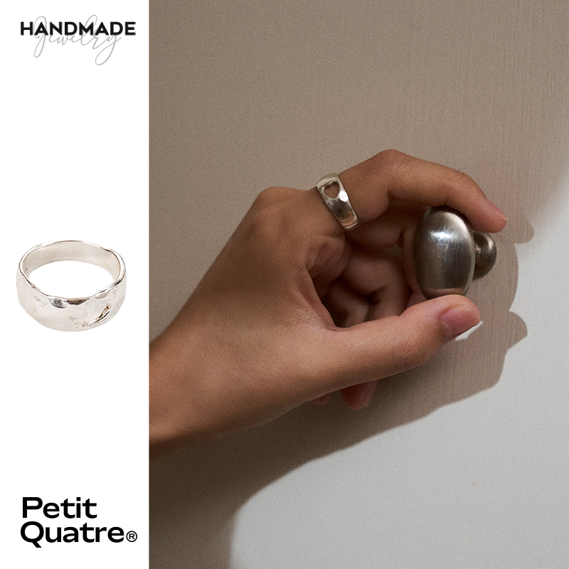 PetitQuatre男女银简约手工饰品