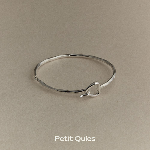 PetitQuies爱心纯银手镯