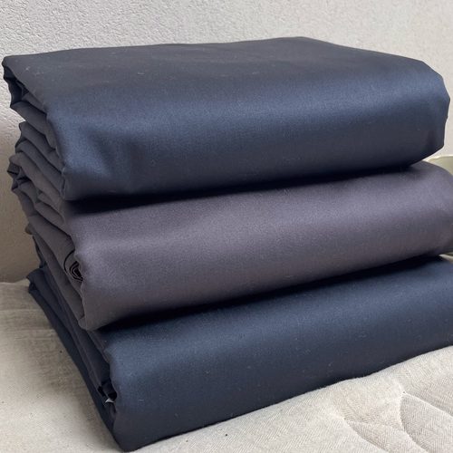 高档120支纯棉贡缎床单1000根秋冬加厚全棉素色双人被单1.5m1.8米