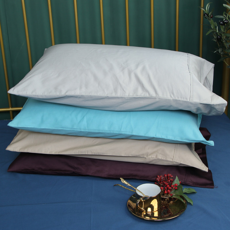 全棉枕套厂家处理微瑕特价单人纯棉枕头套枕芯48*74一只装1对包邮