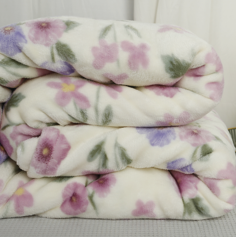 冬季加厚牛奶绒保暖被罩