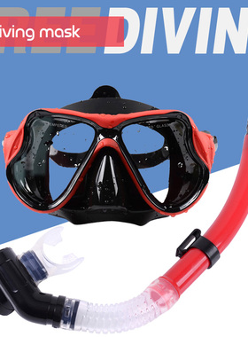 成人潜水镜近视面罩装备套装浮潜二宝防水全干半干式呼吸管游泳镜