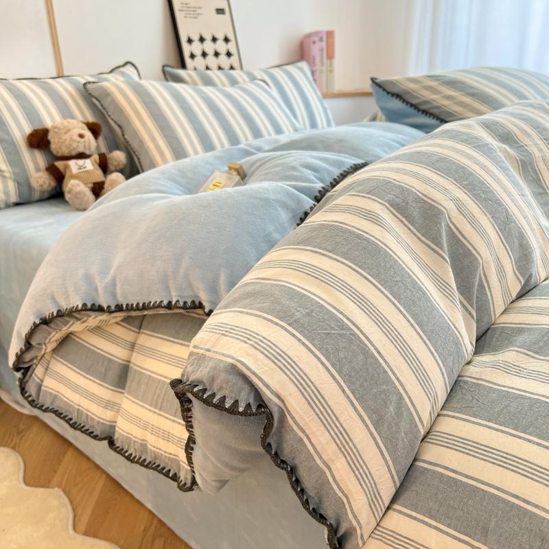 A类水洗棉卡通可爱四件套