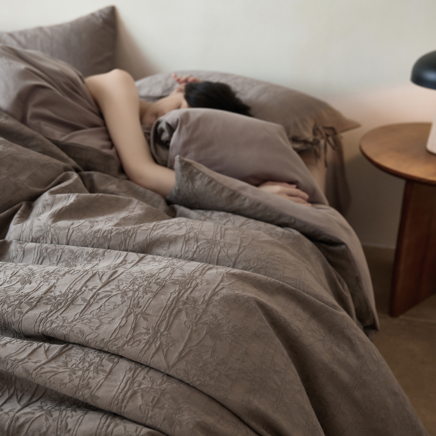 全棉浮雕提花磨毛四件套