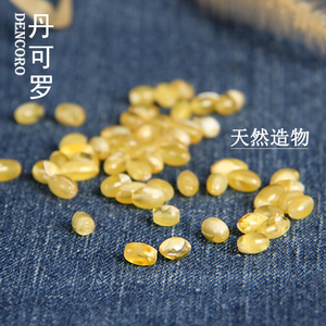丹可罗琥珀金绞白米珠蜜蜡金绞白蜜散珠蜜蜡飘瓷白花散珠桶珠腰珠