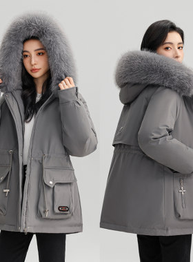 反季2024年韩版冬季女装羽绒棉服加厚派克服短款棉衣宽松棉袄外套