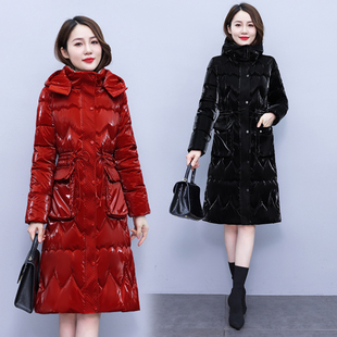 修身 羽绒棉衣棉服女冬季 2022年新款 高级感品牌免洗中长款 棉袄外套