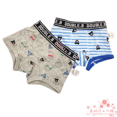 国现mikihouse7折日本平角内裤