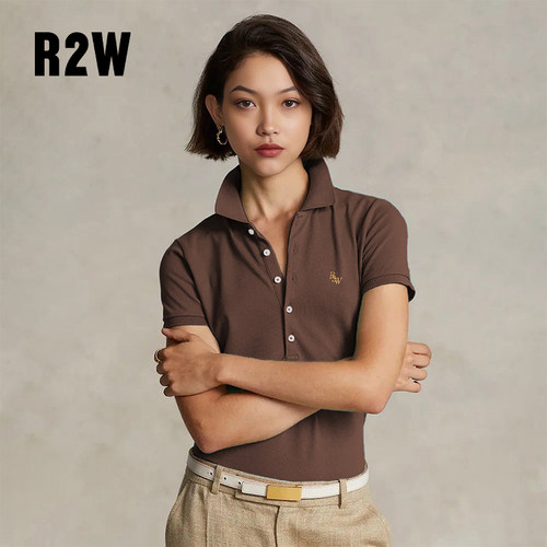 R2W棉弹力收腰显瘦Polo衫