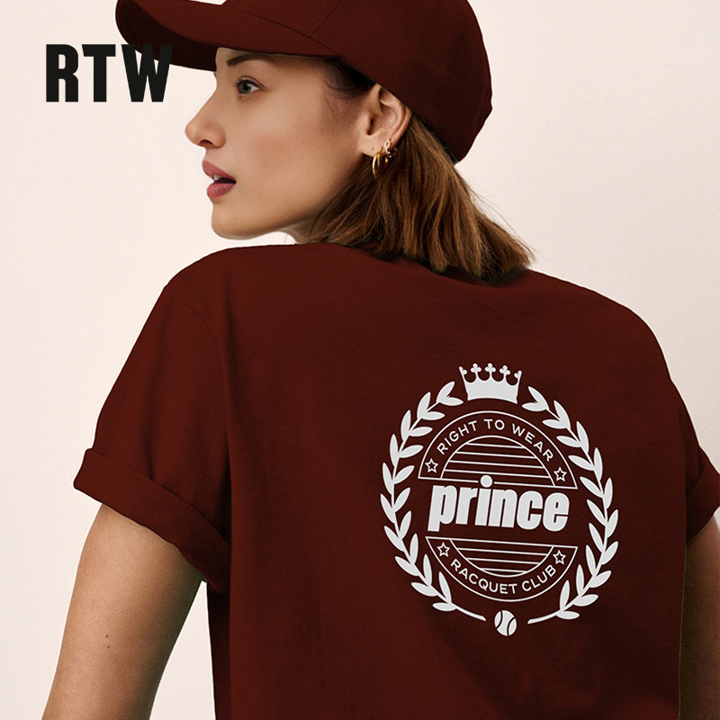 R2W美式网球风纯棉运动短袖t恤