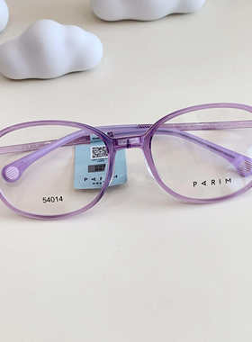 派丽蒙8-10岁儿童眼镜框女防蓝光青少年配离焦防控近视眼镜 54014