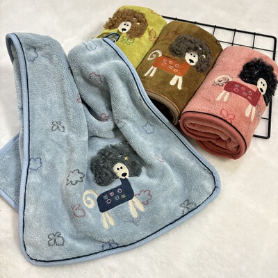 双利正品加大加厚可爱毛巾女加厚柔软吸水成人干发巾浴巾不掉毛