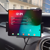 3车载手机架充电器VIVO华为小米折叠屏车载无线充电支架 Galaxy W22 适用三星W24 W23 Fold