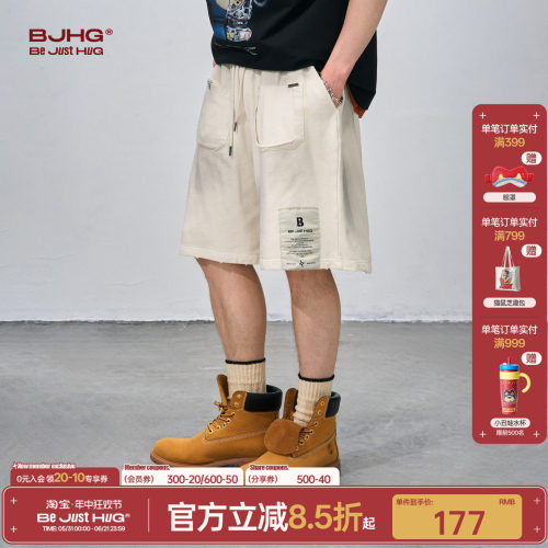 BJHG美式男士短裤夏季2026新款