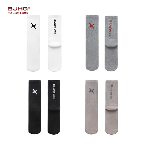 BJHG幸运星潮牌袜长筒袜子