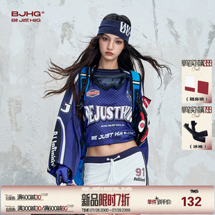 BJHG不計(jì)后果新款 戶外騎行潮酷機(jī)車T恤女 t恤男秋季 復(fù)古運(yùn)動(dòng)風(fēng)長袖