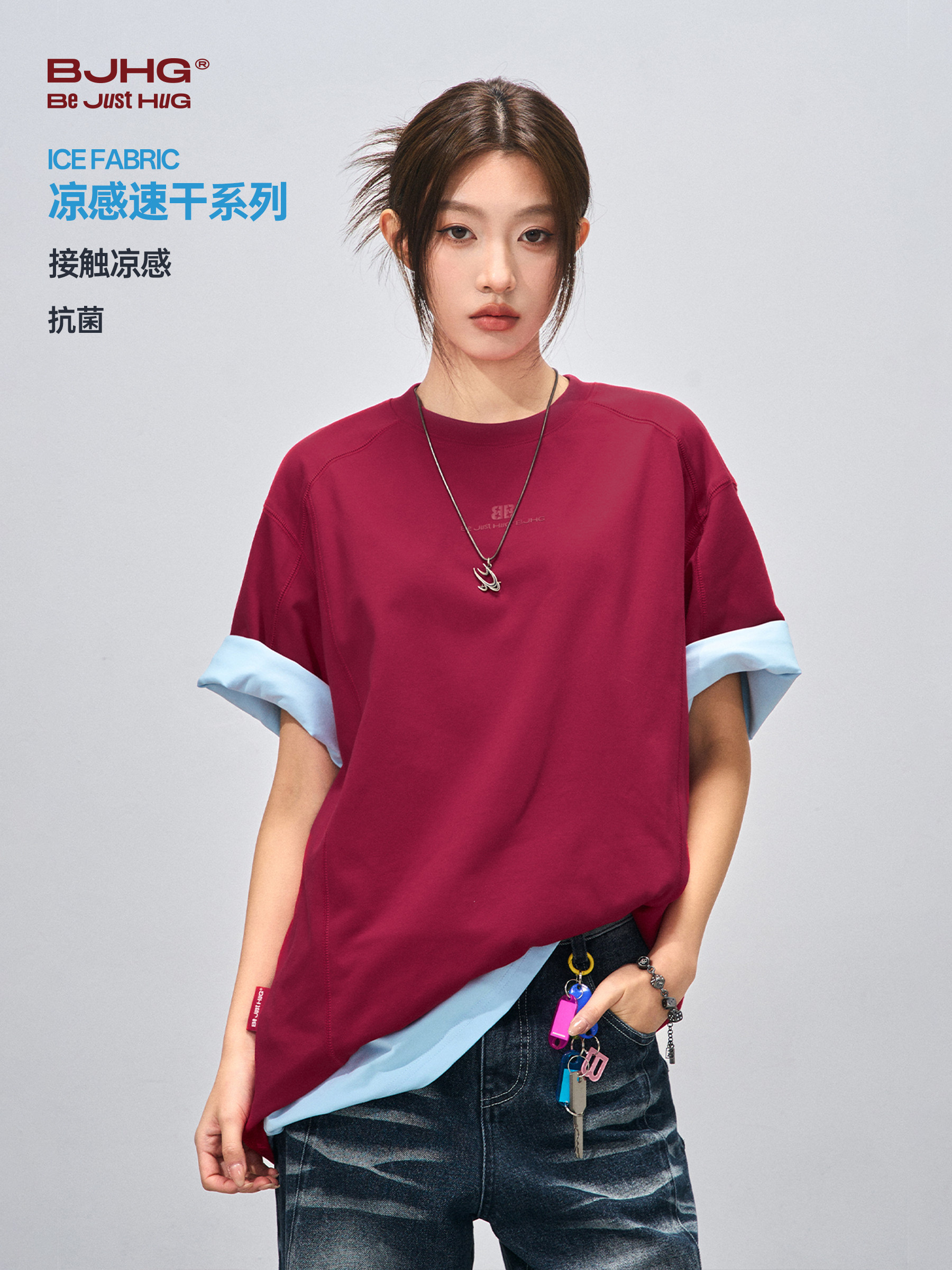 BJHG 関係なく結果に関係なく速乾性Tシャツ半袖シャツメンズサマーアメリカントレンディブランドアウトドアスポーツフィットネスハーフスリーブレディース