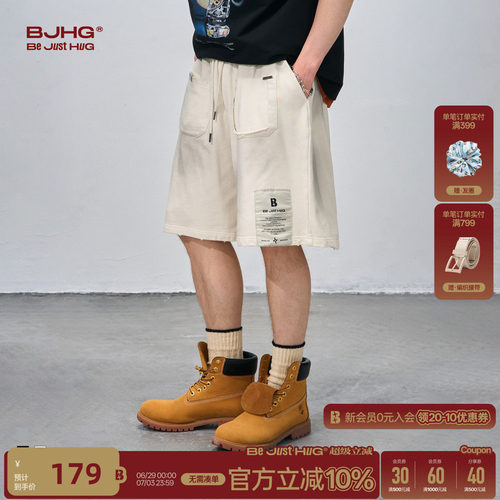 BJHG美式男士短裤夏季2026新款