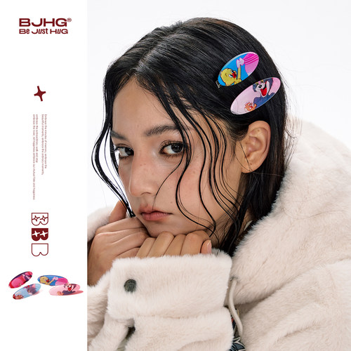 【猫和老鼠联名】BJHG不计后果趣味发卡配饰设计感百搭发夹饰品