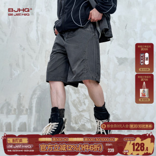 潮牌宽松水洗户外裤 BJHG不计后果运动休闲轻薄短裤 新款 夏季 子 男款