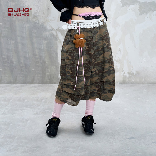 BJHG不计后果七分裤美式街头女款