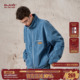 BJHG不计后果灯芯绒夹克外套男款 冬潮牌复古做旧高级感棒球服外套