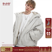 夹克高级感痞帅外套棉袄冬装 冬季 棉衣女 棉服男款 BJHG不计后果美式