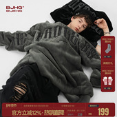 美式 BJHG不计后果仿兔绒棉服外套男装 冬季 棉袄休闲加厚情侣棉衣女