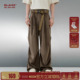 裤 伞兵裤 子男款 松弛感阔腿直筒长裤 子女 春季 BJHG不计后果休闲工装