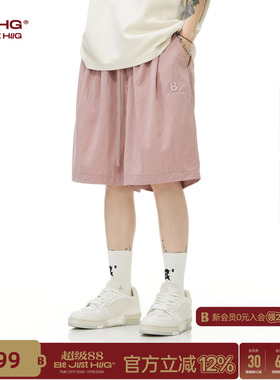 BJHG不计后果轻薄透气美式短裤男款夏季休闲裤子宽松户外运动短裤