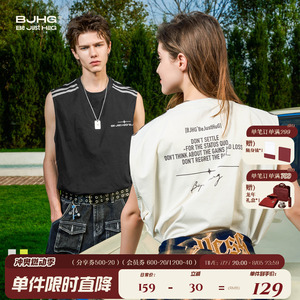 BJHG不计后果美式速干情侣运动背心男潮牌夏季INS篮球无袖T恤坎肩