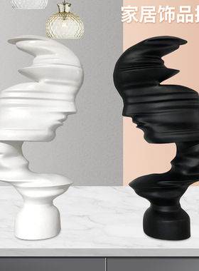 简约样板间雕塑抽象艺术摆件