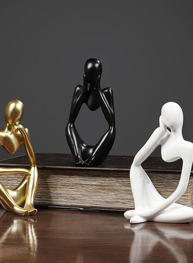 北欧树脂摆件轻奢家居装饰