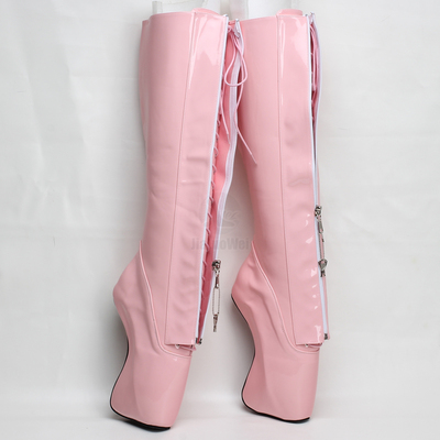 大码超高跟异形舞台高跟靴