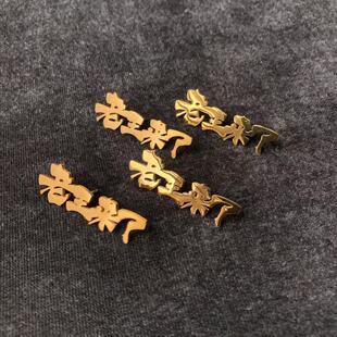 拿幸 王吉舟博主周边 nothing 镀金胸针 pin 创意徽章 老王来了