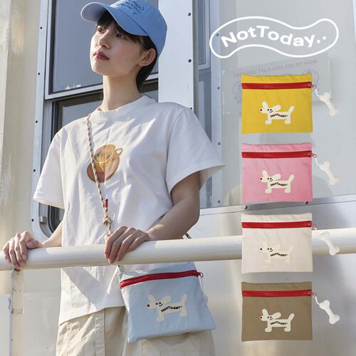 大耳狗随行多功能斜挎小包