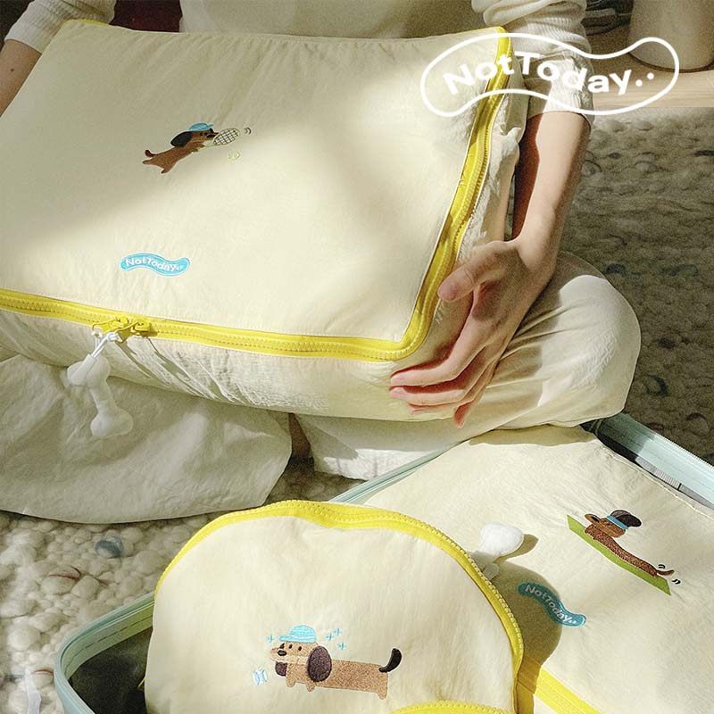 NotToday|运动小狗 旅行收纳袋行李箱羽绒服衣物洗漱包便携分装袋,收纳整理,其他收纳袋,淘宝优惠券,粉丝福利购,淘宝优惠卷