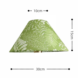 [只卖灯罩]替换欧式复古台灯翠绿冰晶陶瓷台灯侘寂风床头氛围灯罩