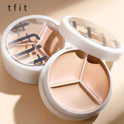 tfit遮瑕膏三色fiti遮瑕面部热销榜titf巨遮暇强力自然持妆tifit